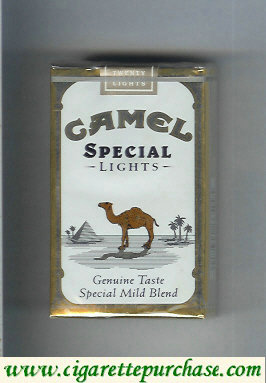 Camel Special Lights Genuine Taste Special Mild Blend cigarettes soft box